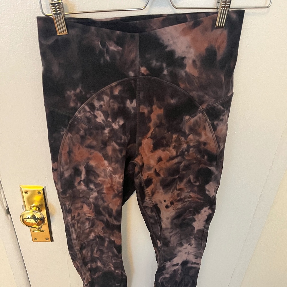 Lululemon Buttery Leggings in Tie Dye